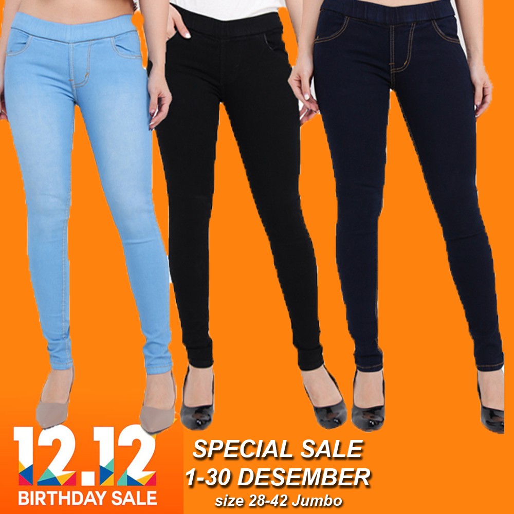 Celana Karet Pinggang Jegging Jumbo Murah Shopee Indonesia Celana Karet Pinggang Jegging Jumbo Murah Shopee Indonesia