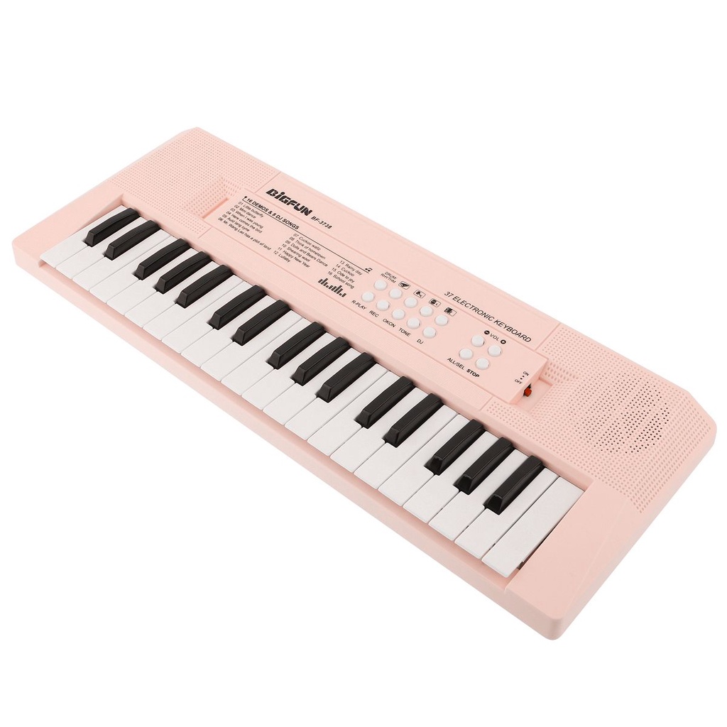 Keyboard Piano Digital Elektronik 2 Warna Dengan Mikrofon Untuk Hadiah Anak