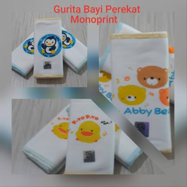 Gurita rekat bayi monoprint