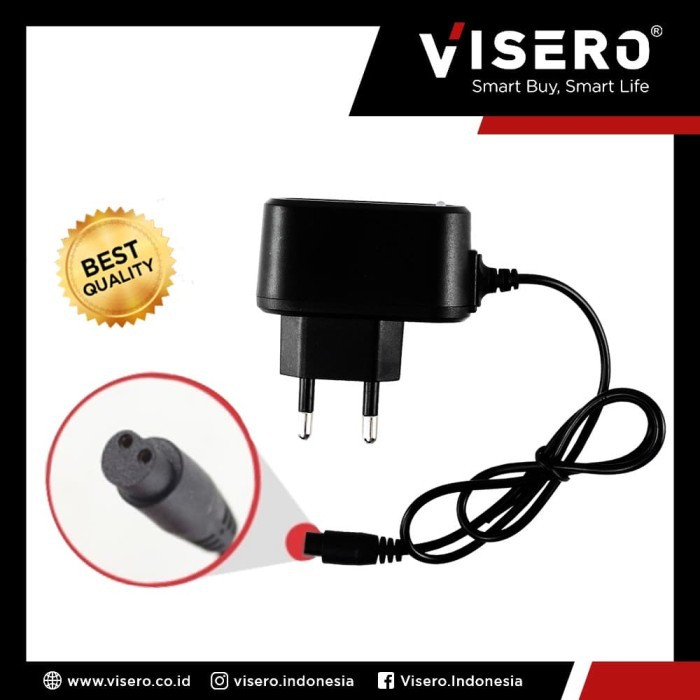 Charger Senter Kepala Selam / Headlamp Khusus Visero ( Jack Visero )