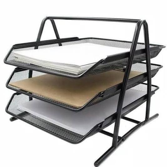 

Office & Stationery | Document Organizer | Rak Dokumen Letter Tray 3 Susun/Paper Tray/Elevated Letter Tray 3Susun | Best Seller