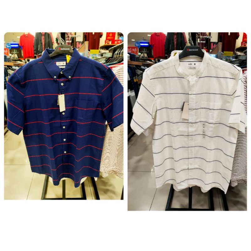 kemeja pria merk cole,barang original matahari dept.store