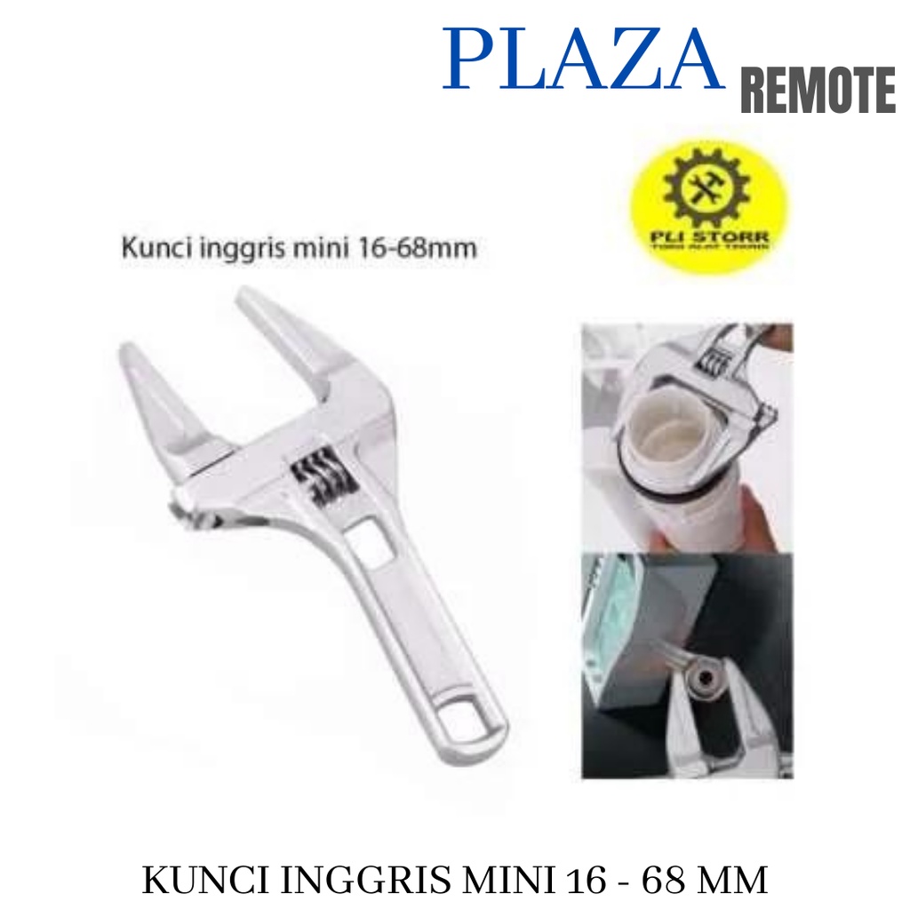 KUNCI PAS UNIVERSAL INGGRIS MINI PIPA MURAH ADJUSTABLE WRENCH 6 - 68 MM