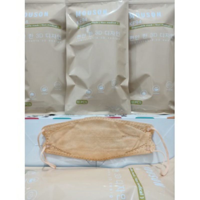Masker SENADA KN94 4Ply Evo 3D Protection Mask Mouson Sachet isi 10 SND