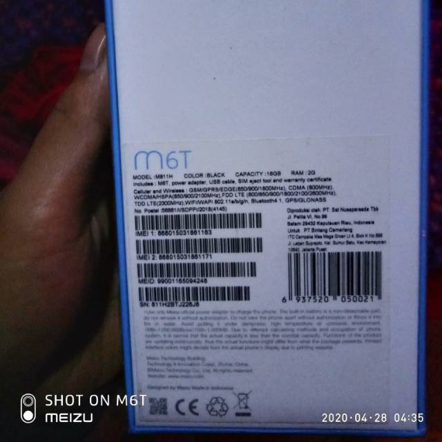 meizu m6t