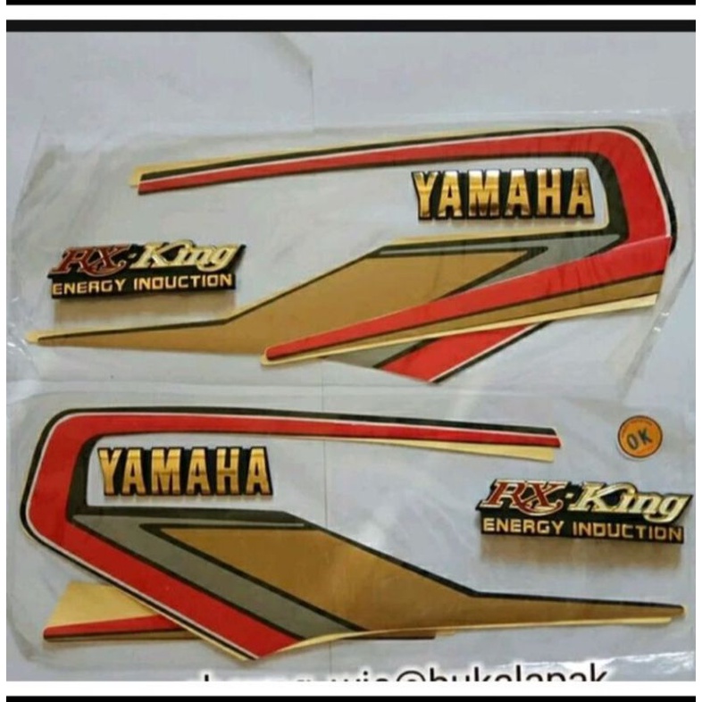 Paket List Triping Plus Emblem Tangki Yamaha Plus Emblem Box Aki Rx-King