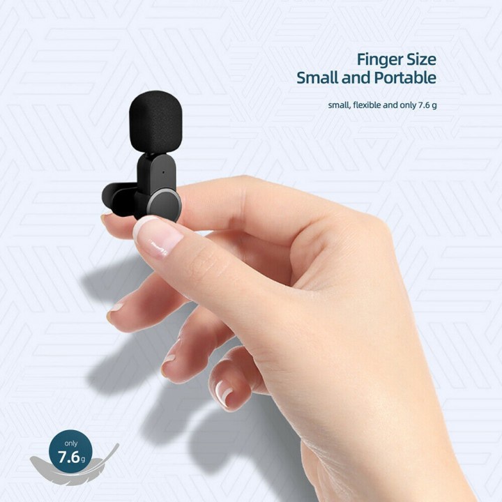 83 PICKOGEN Wireless Clip-On Mini Portable Lavalier 2pc Microphone iPhone