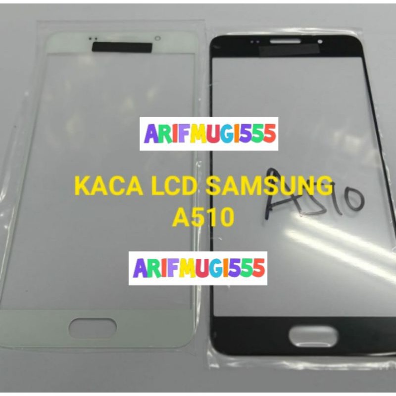 KACA LCD KACA DEPAN KACA TC LAYAR SENTUH SAMSUNG A510 A5 ORIGINAL