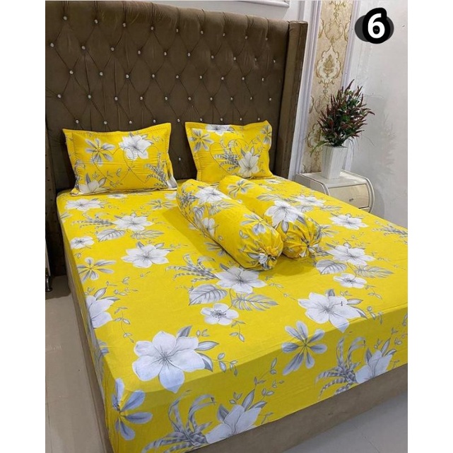 sprey sprei seperei tempahan katun star ukuran 180x200x30 medan