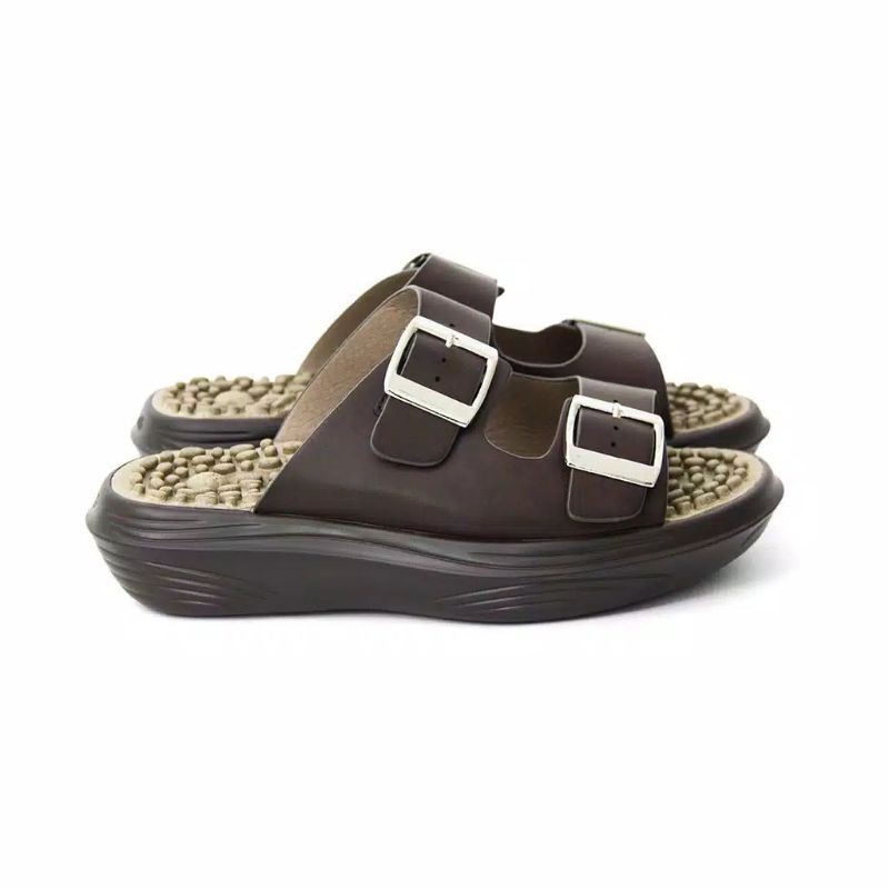 Jaco Kozuii K-walk sandal kesehatan dan replexi original promo spesial-Brown XL 44-45