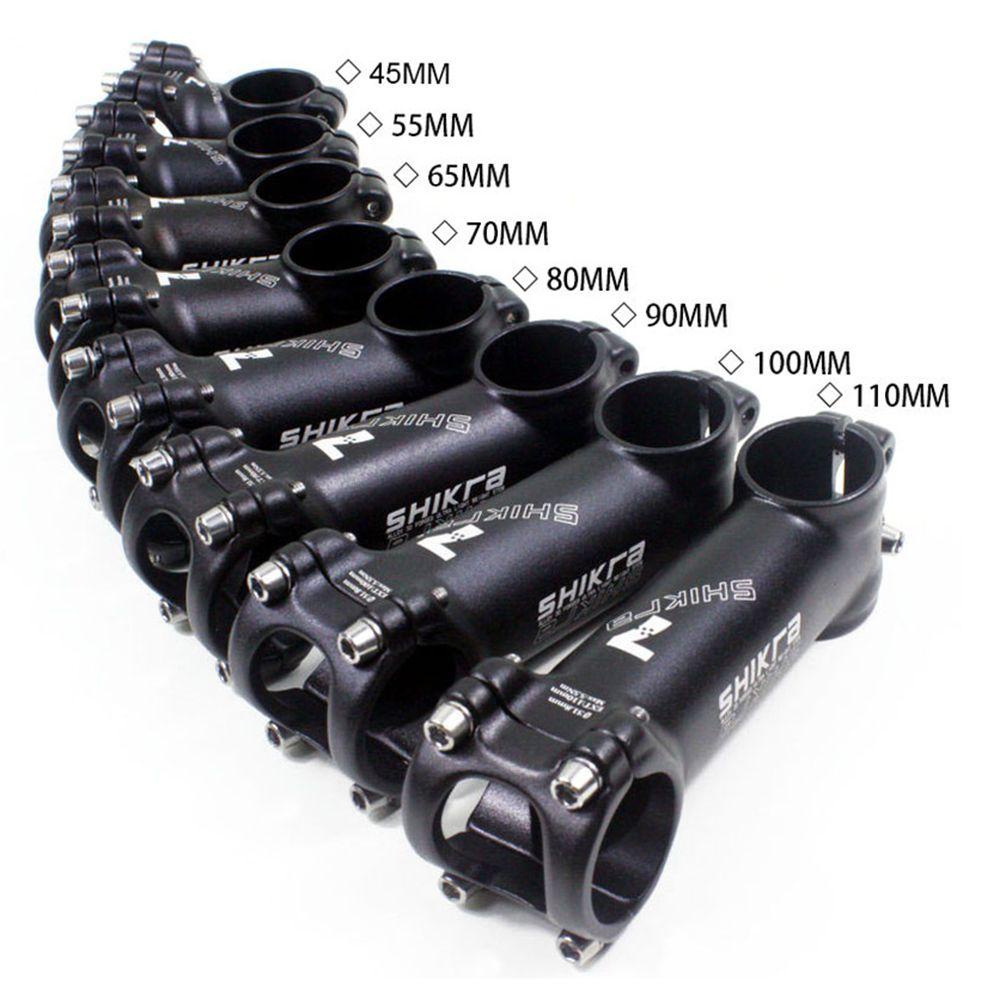 NICKOLAS1 Tangkai Sepeda MTB Roadbike 45/55 /65 /70 /80 /90 /100 /110mm 7derajat Panjang Batang 31.8mm Paduan Aluminium Bike Stem