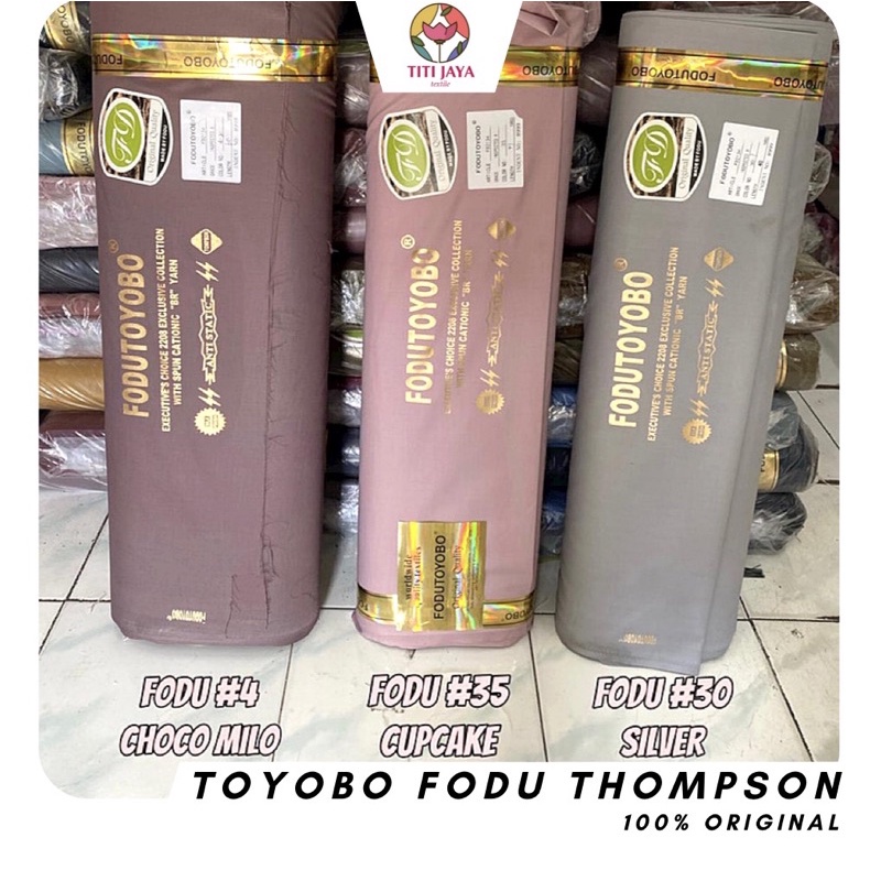 KATUN TOYOBO FODU TOMPSON ORIGINAL ASLI / KAIN KATUN JEPANG THOMPSON TOMSON POLOS