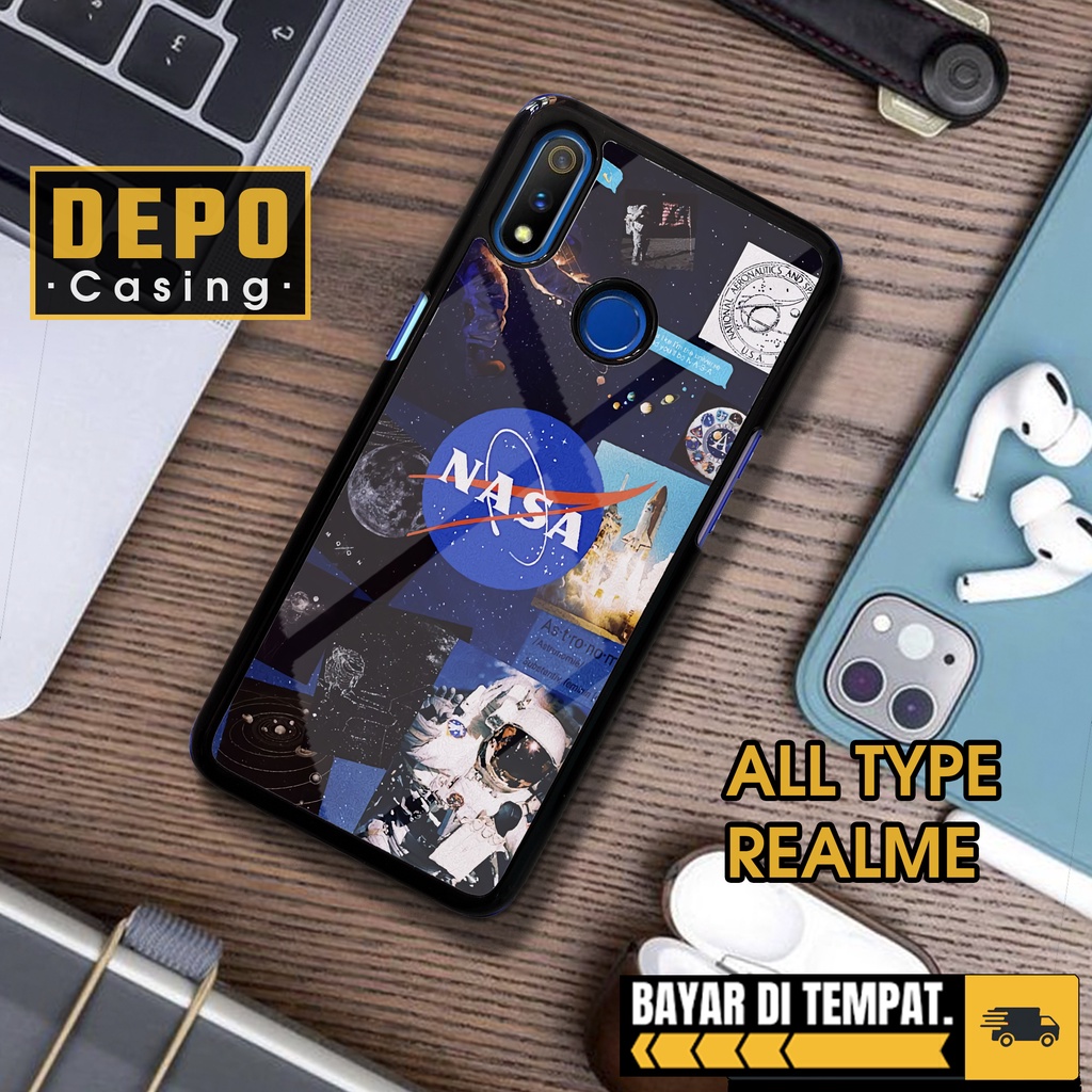 Case Realme 3 Case Realme 3 Premium Glossy Depo Casing [NASA] Casing Hp Aesthetic Kesing Hp Karakter