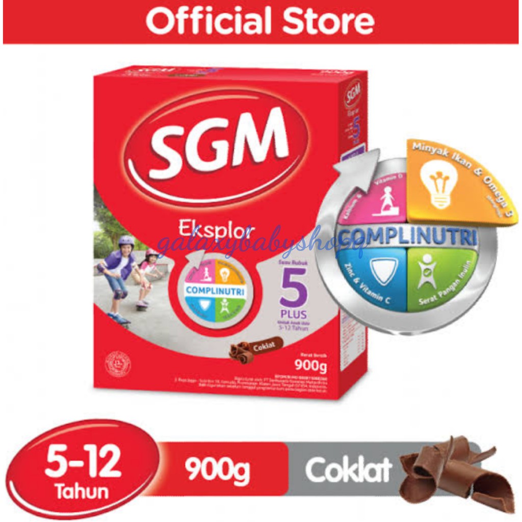 SGM 5+ 900gr Madu, Coklat