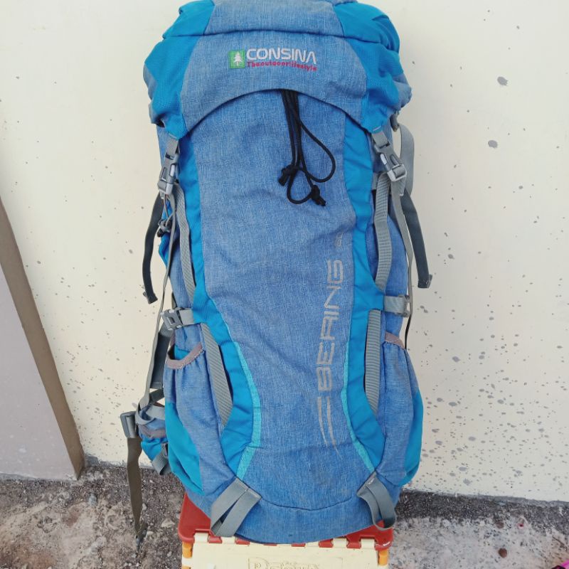 tas carrier gunung consina bering 60L second very good condition
