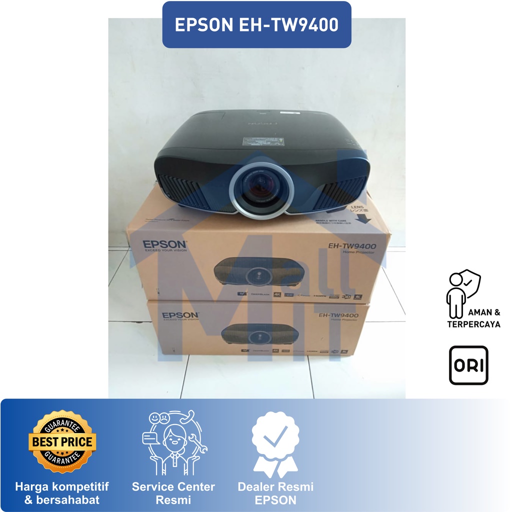 PROYEKTOR EPSON EH-TW9400 TW9400 TW 9400  4K ENHANCEMENT PRO UHD HOME Theatre Garansi Resmi