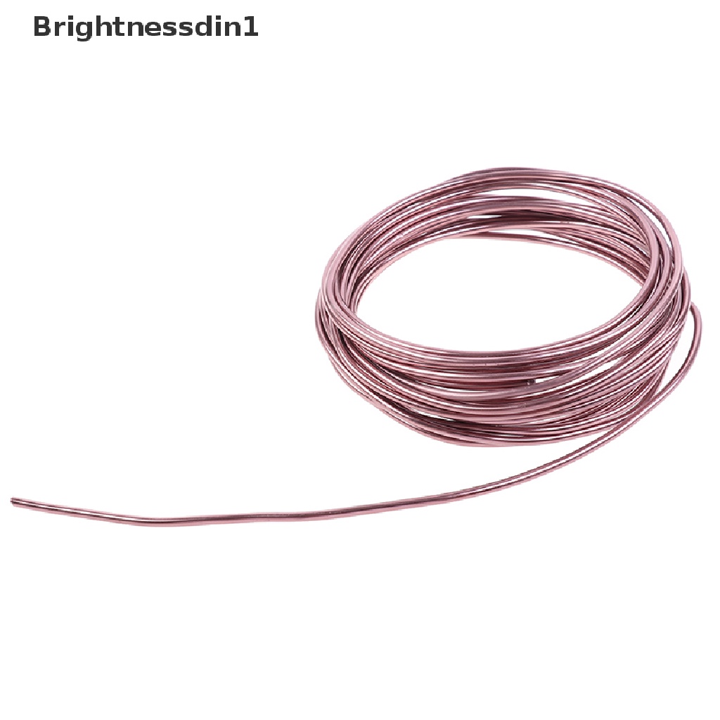 (Brightnessdin1) Kawat Bahan Aluminum Anodized Total 16.5ft Warna Coklat Untuk Latihan