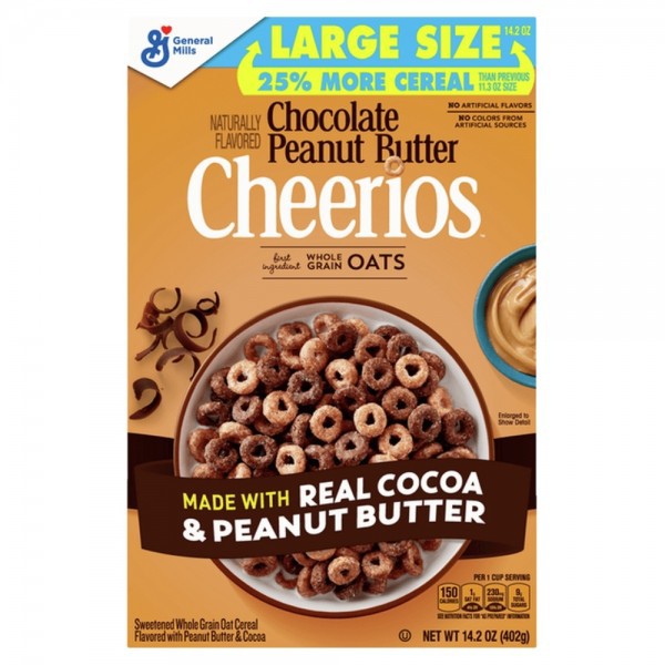 

Chocolate Peanut Butter Cheerios Breakfast Food Cereal Sarapan Sereal Rasa Coklat Kacang Snack Cemil