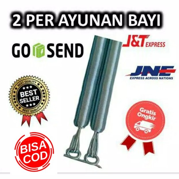 [NR] [bayar ditempat] 2 Per Ayunan Baby Anak Murah Ayunan Gantung Bayi Anak Tidur Besi Ayunan Bayi