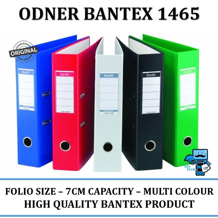 

Odner / Ordner Bantex Plastik F4 1465 Bantex Satuan