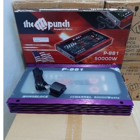 Power Monoblok The PUNCH P 881 MONOBLOCK The PUNCH P-881