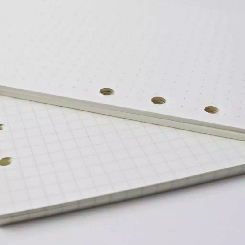

Kertas Loose Leaf Ukuran A5 Refill Kertas Binder 45 Lembar Isi Binder