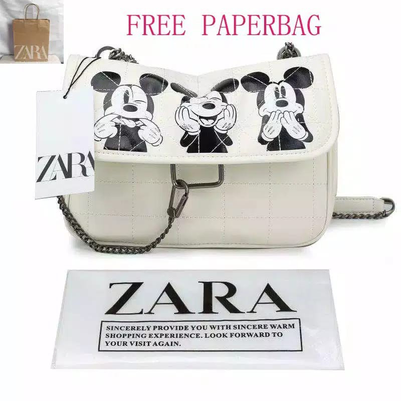 Tas Handbag Mickey Mouse Free Paperbag