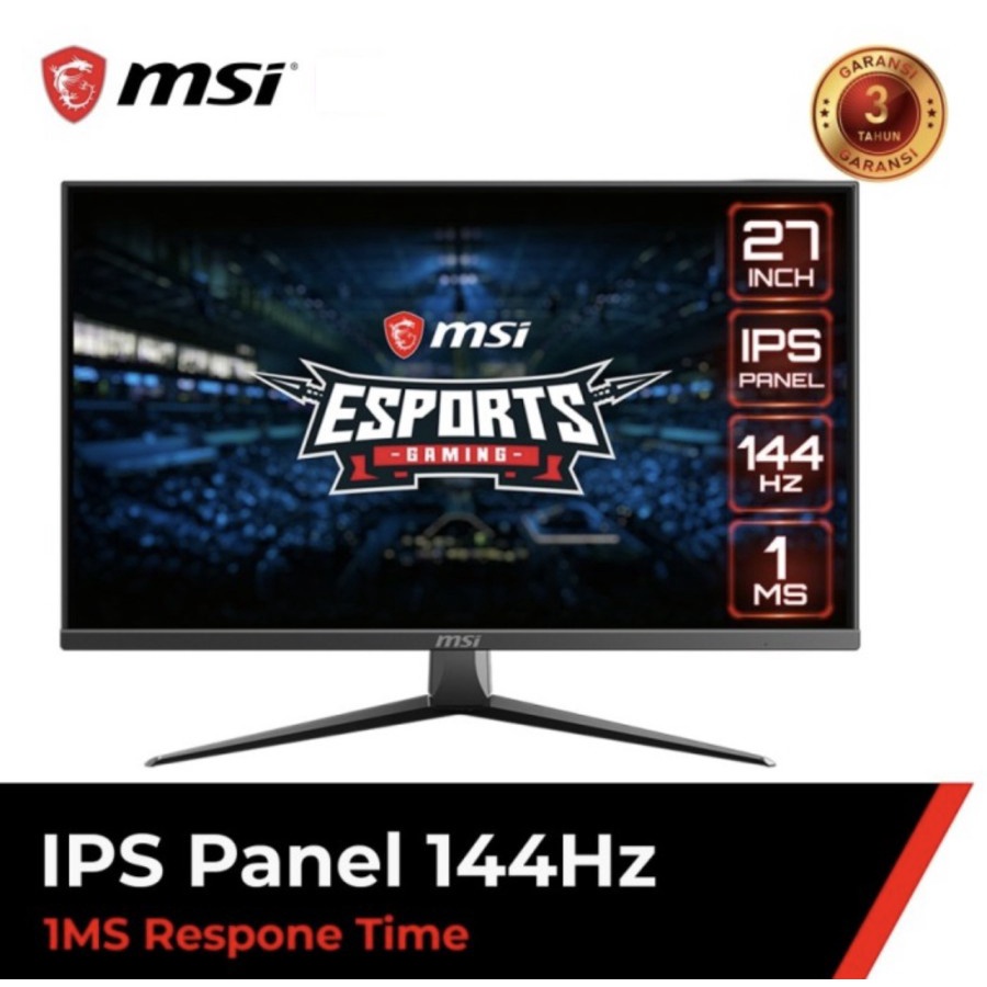 MSI Optix MAG273 Monitor Gaming 27 Inch - FHD 144Hz 1ms