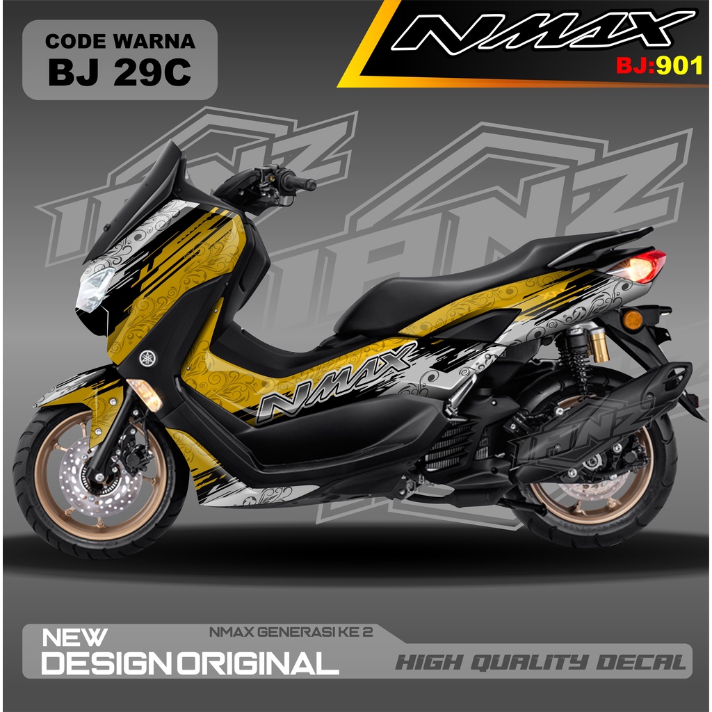 STICKER NEW NMAX FULL BLOK MOTOR / DECAL FULL BODY NMAX / DECAL STIKER FULL BODY NMAX / STIKER DECAL NMAX TERBARU