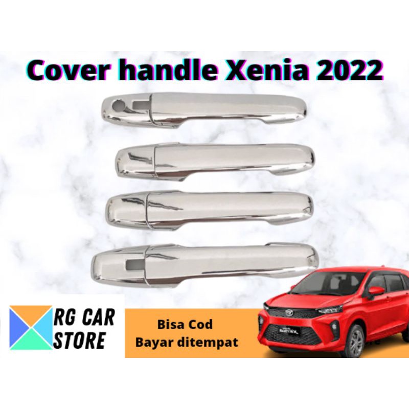 COVER HANDLE XENIA 2022 WARNA CHROME DIJAMIN PNP TINGGAL PASANG