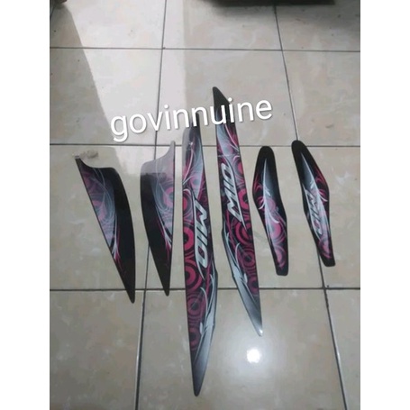 striping stiker sticker lis yamaha mio ungu silfer silver sporti sporty 2011 2012 original ori asli