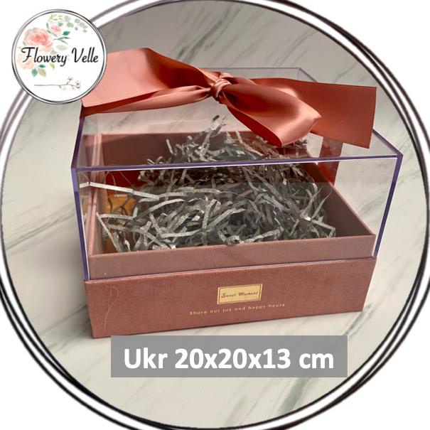 

[COD] Gift Box Premium Akrilik Hard Box Kotak Kado Acrylic Hampers Box [COD]