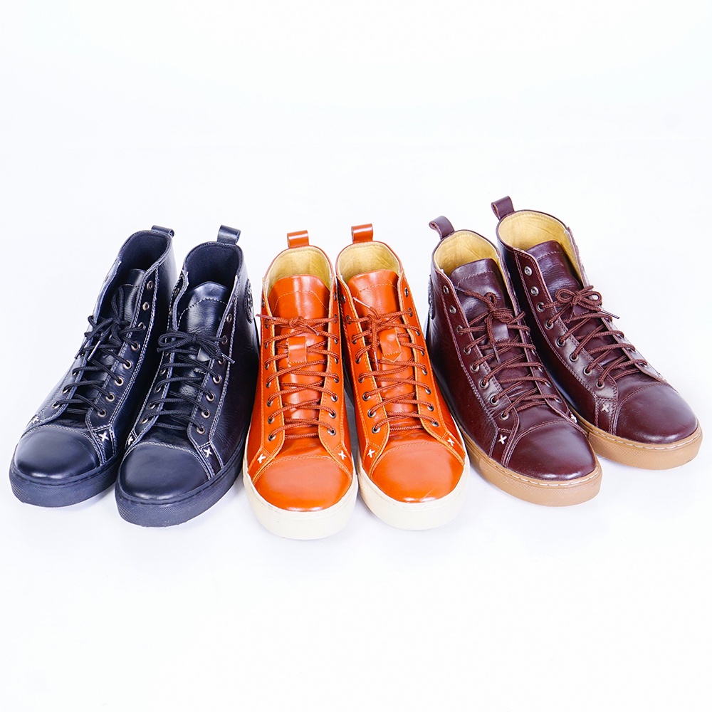 SP02 - SEPATU PRIA KULIT SAPI ASLI QILEATHER, COCOK DI PAKAI KEMANA-MANA KUALITAS MEWAH