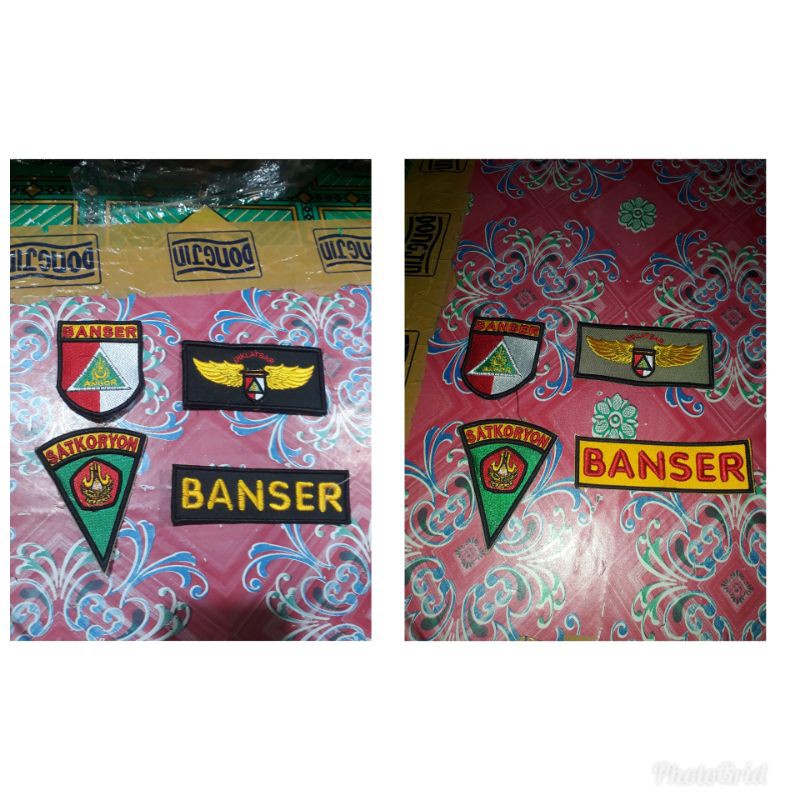 (TK.RTT)1 SET BRIVET TIMBUL BANSER + NAMA