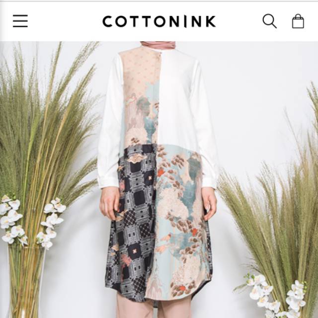 Preloved Gamila Tunik - Ria Miranda X Cottonink L-XL