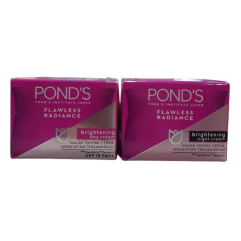 PONDS Flawless Radiance Brightening  Day &amp; Night Cream 10g