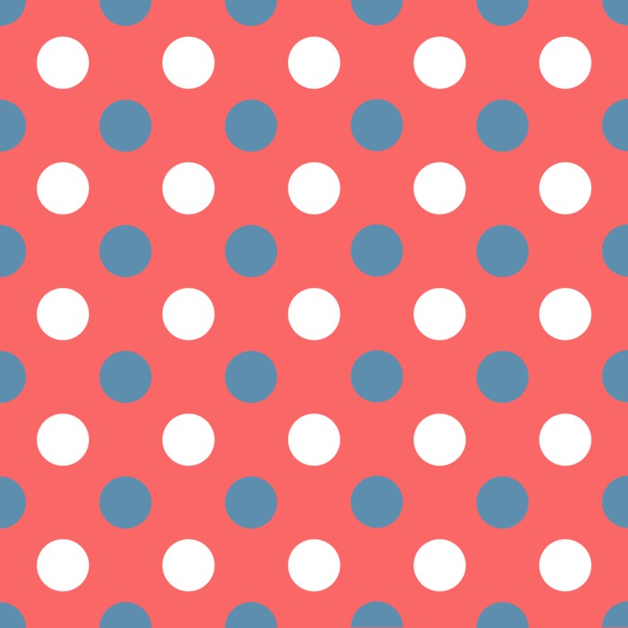 Kertas Scrapbook - Nautical Wave &amp; Polkadot Design