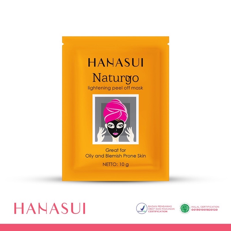 Hanasui Peel Off Mask Black 10gr Masker Perawatan Wajah Muka Lembaran Langsung Pakai Anti Aging Kerutan Wajah Penuaan Dini