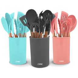 Spatula Cyprus 1 Set Isi 12 Macam Utensil Spatula Cantik Foodgrade