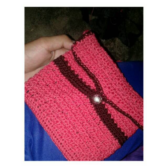 Tas rajut slempang dan dompet rajut