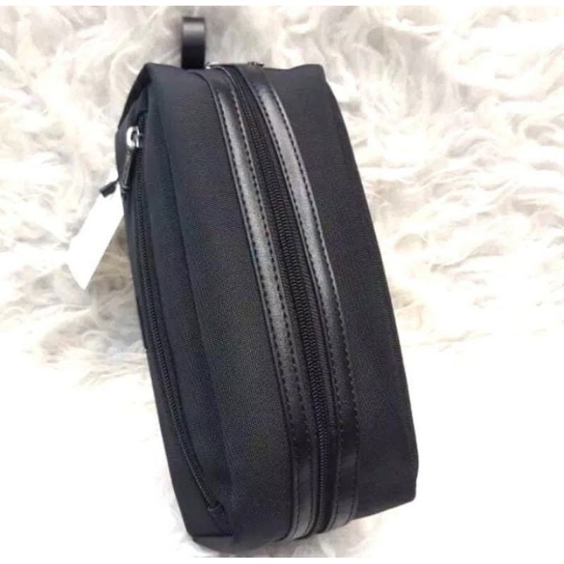 pouch tumi pria/ Handbag tangan tumi  Import Premium Black.