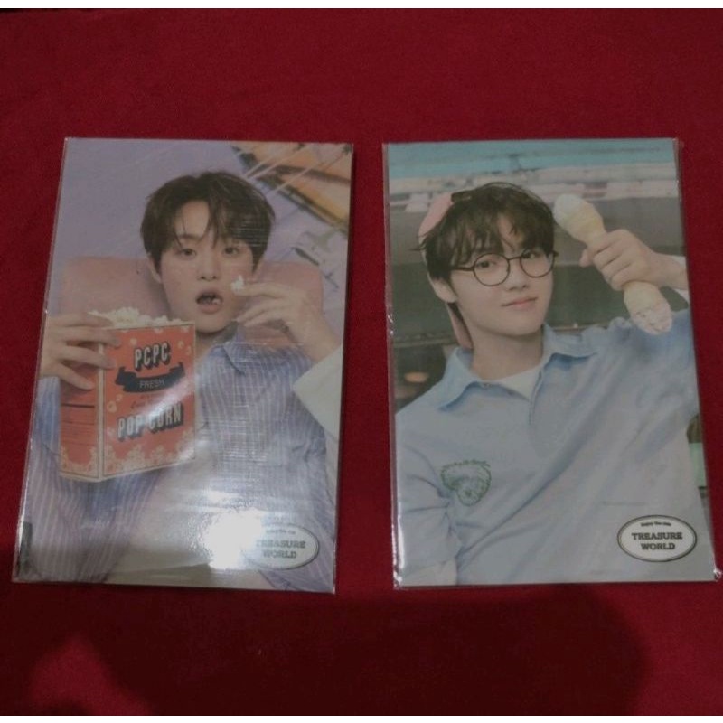 PHOTOCARD PC BINDER TREASURE WORLD JIHOON DOYOUNG