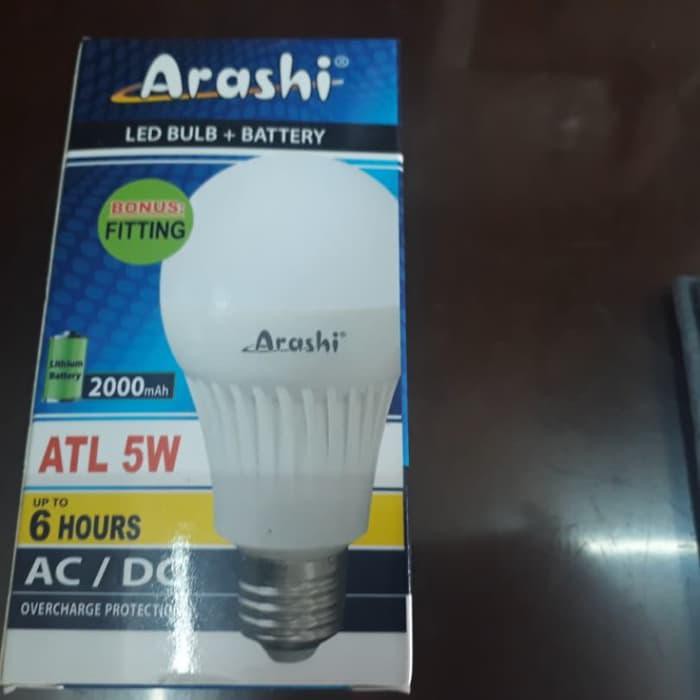 lampu led emergency arashi 5w