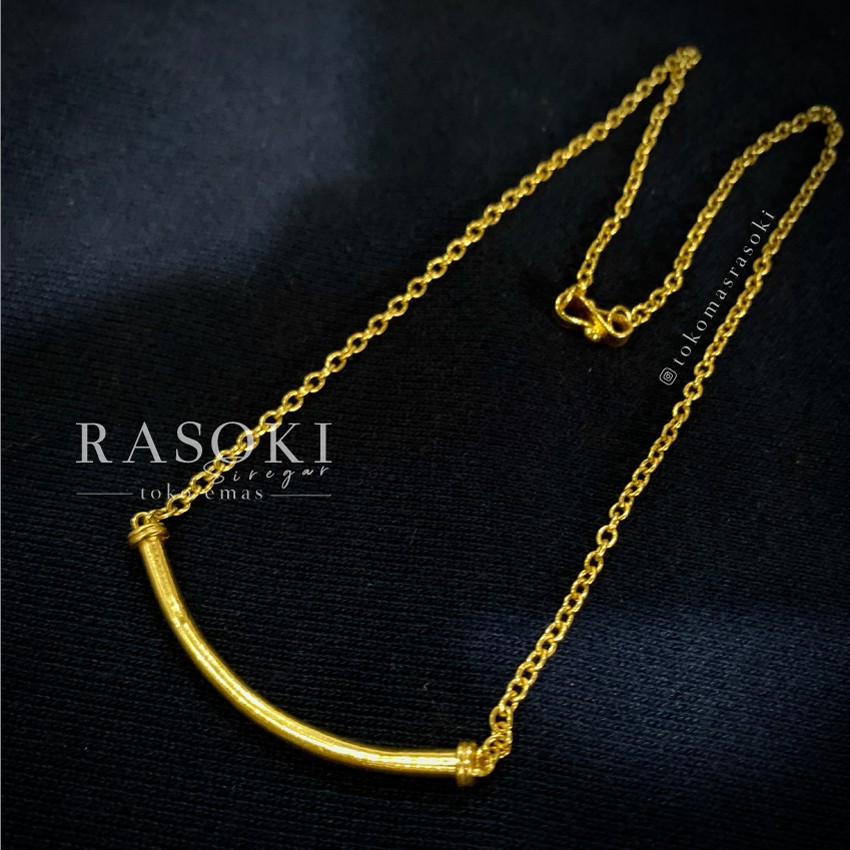 kalung bambu  10gr emas london 24 karat LM 99,9% | TOKOMASRASOKI