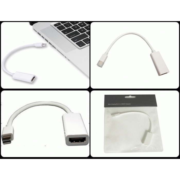 

A81Duya Connector/Adapter Minidisplay Port To Hdmi For Apple Macbook As71S0D