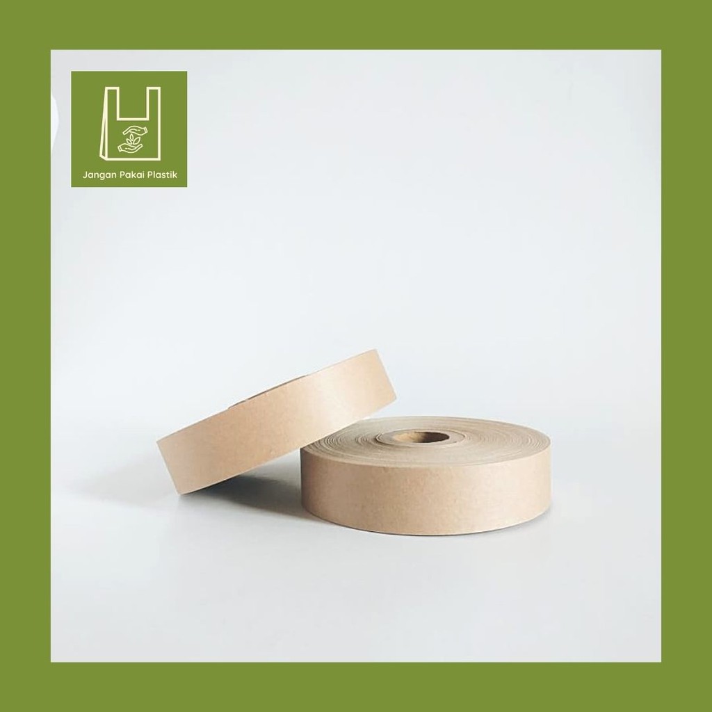 

Gummed Tape - Selotip kertas - lakban air - ramah lingkungan
