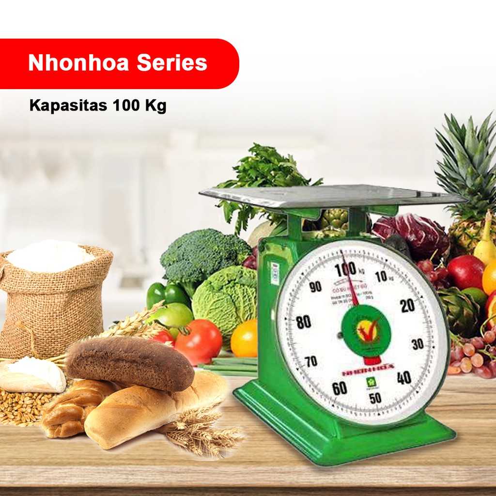 TIMBANGAN JARUM KAPASITAS 100KG MERK NHONHOA  / NHON HOA