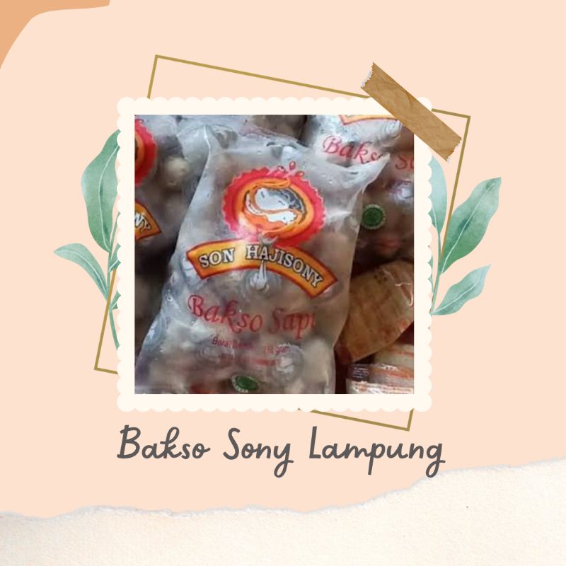 

BAKSO SONY LAMPUNG ORIGINAL 100%