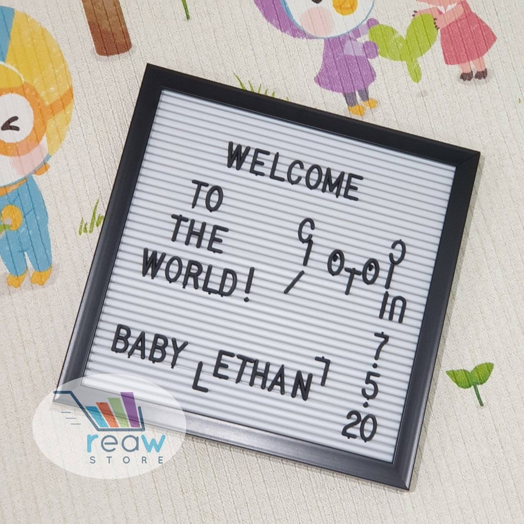 

Papan Huruf / DIY Changeable Letter Board Dekorasi Rumah Baby Cafe