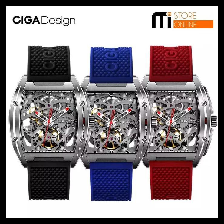Indh Jam Tangan Xiaomi CIGA Z Series Design Automatic Watch Special Edition - Hitam EKSLUSIF Kode 52
